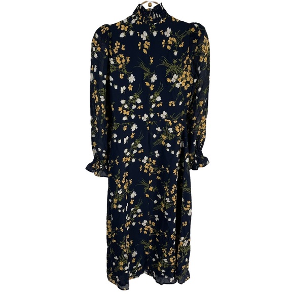 Reformation Stevi shirred floral-print georgette midi dress Gemini - Picture 4 of 16